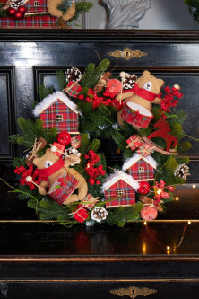 Рождественский венок  "Christmas vintage"