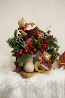 Валеночки "Christmas vintage"